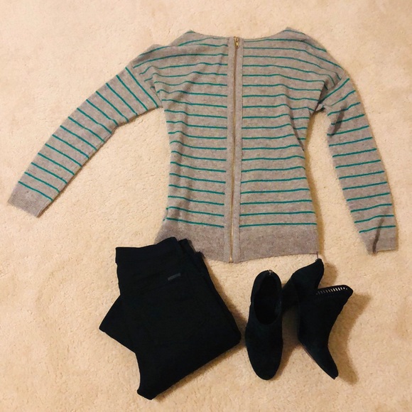 ๐Host Pick๐ Halogen Zip Back Cashmere Sweater - Picture 2 of 6